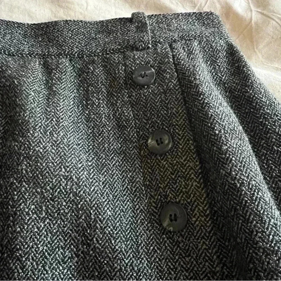 Vintage Wool Blend Norton McNaughton Skirt - 10 Petite - Picture 4 of 9
